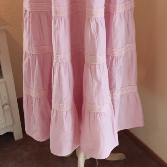 Lands End Shirred Midi Sundress - Picture 5 of 15